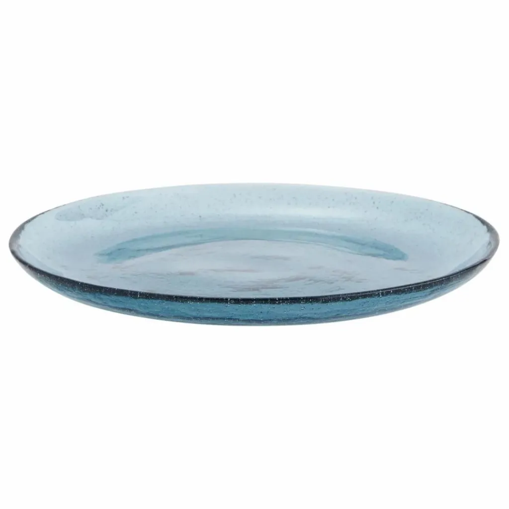 Madam Stoltz Assiette en verre coloré |