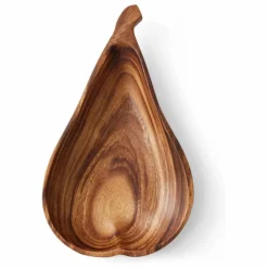 Enfant HKliving Vaisselle Enfant|Art De La Table|Assiette Poire en acacia