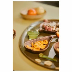 Enfant HKliving Vaisselle Enfant|Art De La Table|Assiette Poire en acacia