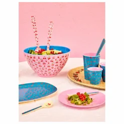 Enfant Rice Assiette rectangulaire en mélamine Cerises |