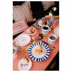 Anna + Nina Assiette Œuf | Rouge Online