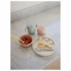 Mushie Assiettes - Set de 2 | Vanille Sale