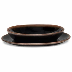 Serax Assiettes creuses Out of lines, Uncharted - Set de 2 | Marron Clearance