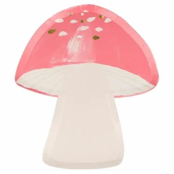 Enfant Meri Meri Assiettes en carton Champignon - Set de 8