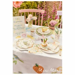 Meri Meri Assiettes florales printanières - Set de 8 | Pastel Best