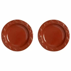 &Klevering Assiettes Mochi - Set de 2 | Brique Outlet