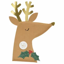 Meri Meri Assiettes Renne - set de 8 Multicolore Outlet