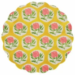 Meri Meri Assiettes réutilisables - x Molly Mahon - Set de 6 Multicolore New