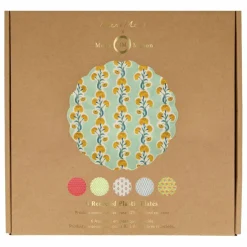 Meri Meri Assiettes réutilisables - x Molly Mahon - Set de 6 Multicolore New