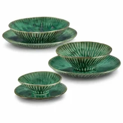Discount Serax Assiettes Verde Lanza, Pascale Naessens - Set de 2 | Vert