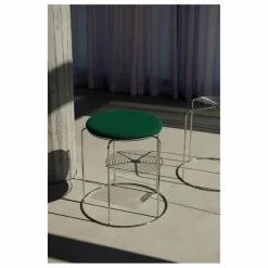 & Tradition Assise pour tabouret Wire VP11, Verner Panton |