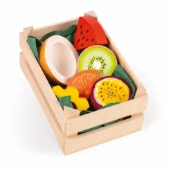 Erzi Assortiment de fruits exotiques - Set de 7 Multicolore