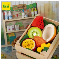 Erzi Assortiment de fruits exotiques - Set de 7 Multicolore
