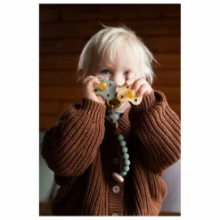 Hevea Attache-tétine en caoutchouc naturel et bois d'hévéa |