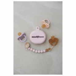 Hevea Puériculture|Vaisselle, Tétines|Attache-tétine en caoutchouc naturel et bois d'hévéa |