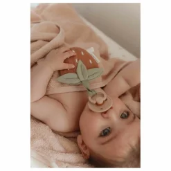 Little Dutch Attache-tétine Fraise | Rouge Discount