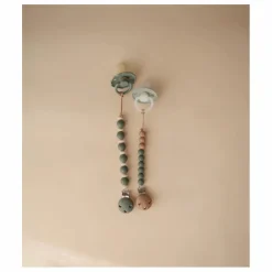 Mushie Attache-tétine Luna | Vert sapin New