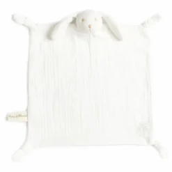 Tartine et Chocolat Augustin le lapin - Doudou lange en coton bio Crème Best