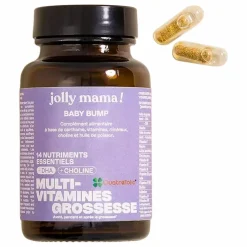 Jolly Mama Babybump Multivitamines Complément alimentaire - 60 gélules Non teinté New