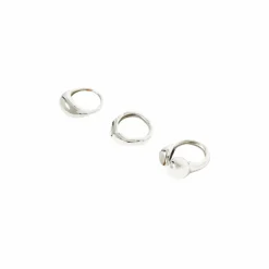 Best Misho Bagues Superposables Pebble | Argenté