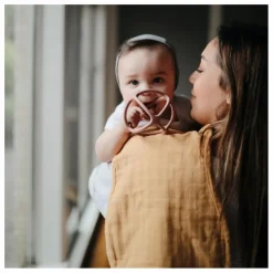 Discount Mushie Balle de dentition en silicone | Terracotta