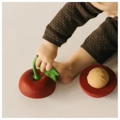 New Oli & Carol Balle sonore 3 en 1 Mery la Cerise Rouge foncé