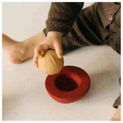 New Oli & Carol Balle sonore 3 en 1 Mery la Cerise Rouge foncé