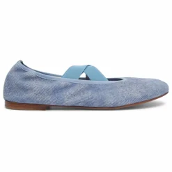 Augusta Ballerines Bettina Jeans | Bleu Discount