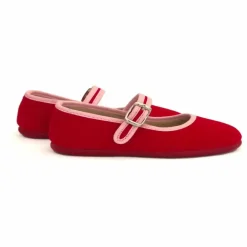 Femme Hermosilla Ballerines Coquelicot |