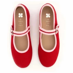 Femme Hermosilla Ballerines Coquelicot |