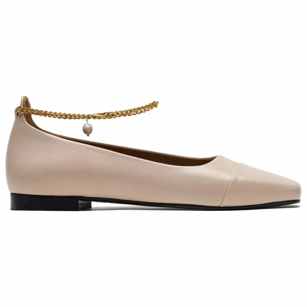Lachoix Ballerines Cuir | Nude New