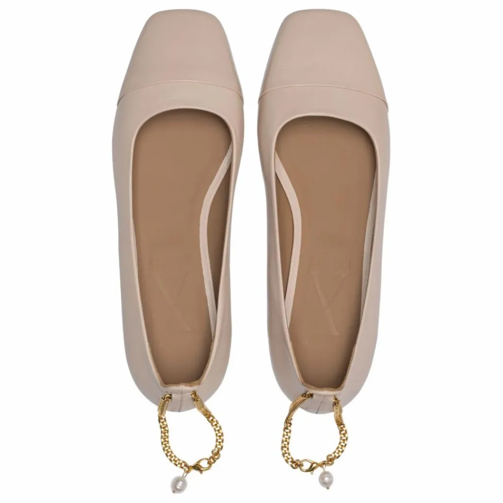 Lachoix Ballerines Cuir | Nude New