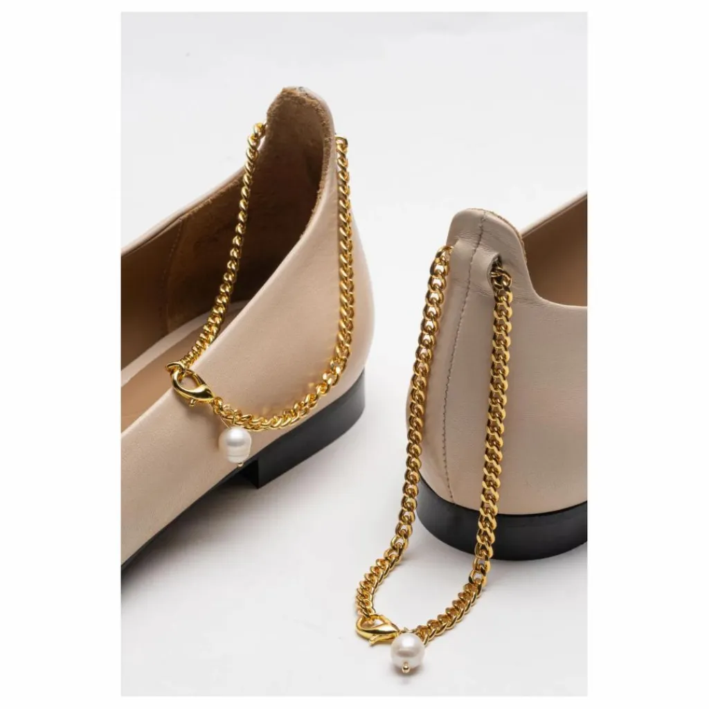 Lachoix Ballerines Cuir | Nude New