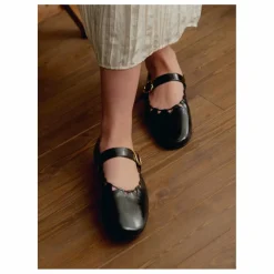 Clearance Socque Paris Ballerines Ginger | Noir