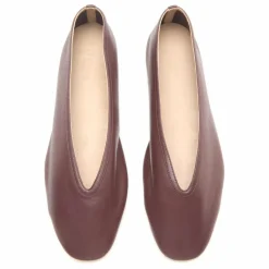 Discount Le Monde Beryl Ballerines Luna Cuir | Chocolat