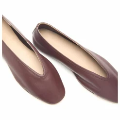 Discount Le Monde Beryl Ballerines Luna Cuir | Chocolat