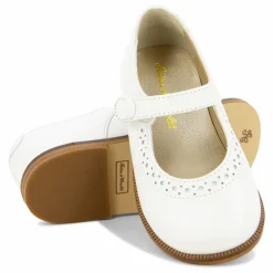 Hot Tartine et Chocolat Ballerines Perfos | Blanc