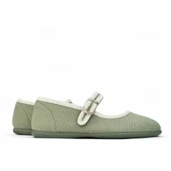 Outlet Hermosilla Ballerines Pivert | Vert kaki