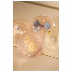 New Konges Sløjd Balles rebondissantes Bow - Set de 2 Bleu