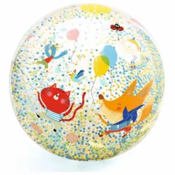 Djeco Ballon gonflable Bubbles Multicolore