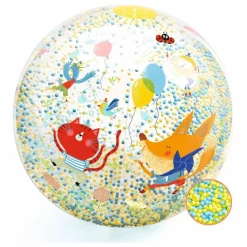Djeco Ballon gonflable Bubbles Multicolore