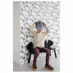 New Nofred Banc en chêne Souris | Noir