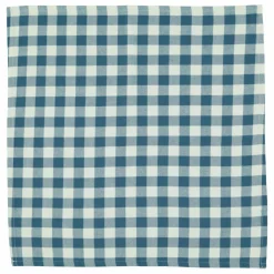 Piupiuchick Bandana Carreaux Coton Bio | Bleu