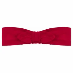 Petit Bateau Bandeau Nœud Coton Bio | Rouge Sale