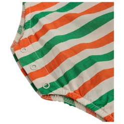 Discount Bobo Choses Barboteuse à Bretelles Rayée | Ecru