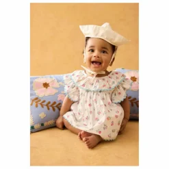 Online Louise Misha Barboteuse Anusha Coton Bio | Blanc