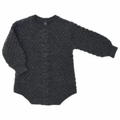 Sale Lililotte Barboteuse Diego Laine | Gris chiné