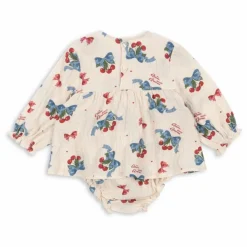 Konges Sløjd Bodies, Combinaisons|Combinaisons Et Bodies|Barboteuse Elin Nœuds Coton Bio |