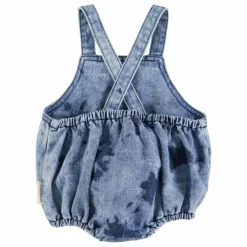Clearance Piupiuchick Barboteuse en Jean Tie & Dye | Bleu