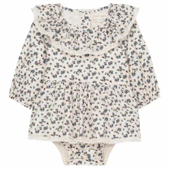 Enfant Louise Misha Bodies, Combinaisons|Combinaisons Et Bodies|Barboteuse India Fleurie Popeline Coton Bio |